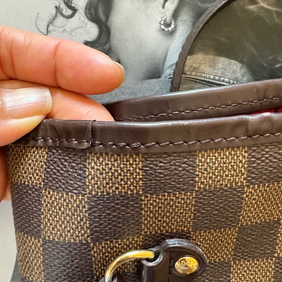 💯💯% AUTHENTIC Louis Vuitton Damier Ebene Neo Neverfull MM - Picture 14 of 17